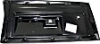 2029R Front, Passenger Side Door Trim Panel - Black