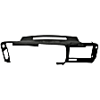 267 Dash Cover, Black, Molded; Overlay Over Factory Dash
