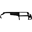 271 Dash Cover, Black, Molded; Overlay Over Factory Dash