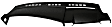 2008 Chevrolet Tahoe - Dash Cover, Black, For Models With Center Speaker, Molded; Overlay Over Factory Dash