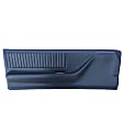 4019L Front, Driver Side Door Trim Panel - Black