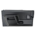 4046L Front, Driver Side Door Trim Panel - Black
