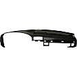 454 Dash Cover, Black, Molded; Overlay Over Factory Dash