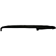 901 Dash Cover, Black, Molded; Overlay Over Factory Dash