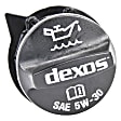 FC256 Oil Filler Cap - Black, Plastic, Direct Fit, Sold Individually