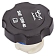 FC261 Oil Filler Cap - Black and White, Plastic, Direct Fit, Sold Individually