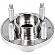 FW437 Front, Driver or Passenger Side Wheel Hub, 4 Lugs, 1.4L, 4Cyl