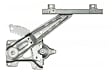 380314 Rear, Driver Side OE Replacement Series Power Window Regulator, Without Motor