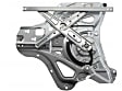 2010 Hyundai Tucson - Front, Passenger Side Power Window Regulator, Without Motor,  With Panel, OE Replacement Series