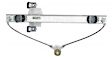 381392 Extended Cab Pickup Rear, Driver Side OE Replacement Series Power Window Regulator, Without Motor