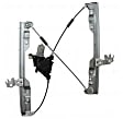 388698 Front, Driver Side OE Replacement Series Power Window Regulator, With Motor