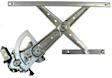 389044 Front, Driver Side OE Replacement Series Power Window Regulator, With Motor
