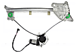389308 Front, Driver Side OE Replacement Series Power Window Regulator, With Motor
