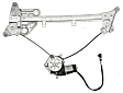 389308 Front, Driver Side OE Replacement Series Power Window Regulator, With Motor
