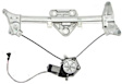 389309 Front, Passenger Side OE Replacement Series Power Window Regulator, With Motor