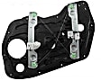 389568 Sedan Front, Driver Side OE Replacement Series Power Window Regulator, With Motor