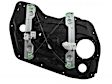 389569 Sedan Front, Passenger Side OE Replacement Series Power Window Regulator, With Motor