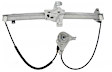 81941 Front, Driver Side OE Replacement Series Power Window Regulator, Without Motor