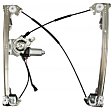83296 Extended Cab Pickup Front, Driver Side OE Replacement Series Power Window Regulator, With Motor