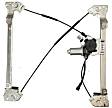 83296 Extended Cab Pickup Front, Driver Side OE Replacement Series Power Window Regulator, With Motor