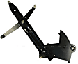 84093 Front, Passenger Side OE Replacement Series Manual Window Regulator, Hand-Crank Type