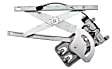 86848 Rear, Driver Side OE Replacement Series Power Window Regulator, With Motor