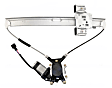 86890 Front, Driver Side OE Replacement Series Power Window Regulator, With Motor