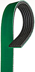 2006 Chevrolet Silverado 1500 - Serpentine Belt, 6 Cyl 4.3L, Without A.C., With 145A. Alternator