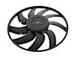8K0-959-455 R OE Replacement Auxiliary fan Passenger Side, Single fan