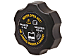 RC85 GM Original Equipment Series Radiator Cap - Round, 15 lbs., Black, Plastic, Sold Individually