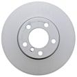 34118848418 Front, Driver or Passenger Side Brake Disc, Plain Surface, OE Replacement Series
