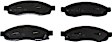 ACT1015 Front Pro-ACT Series Ceramic Brake Pad Set