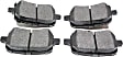 ACT1028 Front Pro-ACT Series Ceramic Brake Pad Set