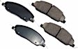 ACT1081 Front Pro-ACT Series Ceramic Brake Pad Set