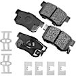 2016 Honda CR-V - Rear Ceramic Brake Pad Set, 2.4L 4Cyl, FWD, Pro-ACT Series