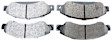 ACT1092 Front Pro-ACT Series Ceramic Brake Pad Set
