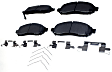 2011 Nissan Frontier - Front Ceramic Brake Pad Set, 2.5L 4Cyl, RWD, Pro-ACT Series