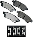 2012 Nissan Frontier - Rear Ceramic Brake Pad Set, 4.0L 6Cyl, 4WD, Pro-ACT Series