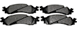 2007 Ford Explorer Sport Trac - Front Ceramic Brake Pad Set, 4.6L 8Cyl, 4WD, Pro-ACT Series