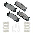 ACT1222A Front Pro-ACT Series Ceramic Brake Pad Set