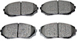 ACT1258 Front Pro-ACT Series Ceramic Brake Pad Set