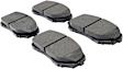 ACT1258 Front Pro-ACT Series Ceramic Brake Pad Set