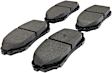 ACT1258 Front Pro-ACT Series Ceramic Brake Pad Set