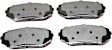 ACT1258 Front Pro-ACT Series Ceramic Brake Pad Set