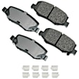 2007 Jeep Wrangler - Rear Ceramic Brake Pad Set, 3.8L 6Cyl, RWD, Pro-ACT Series