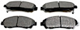2017 Acura MDX - Front Ceramic Brake Pad Set, AWD, ProACT Series