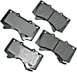 ACT1303 Front Pro-ACT Series Ceramic Brake Pad Set