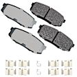 2010 Lexus LX570 - Rear Ceramic Brake Pad Set, 5.7L 8Cyl, AWD, Pro-ACT Series