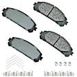 2014 Lexus RX350 - Front Ceramic Brake Pad Set, AWD, Pro-ACT Series