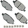 ACT1377A Rear Pro-ACT Series Ceramic Brake Pad Set